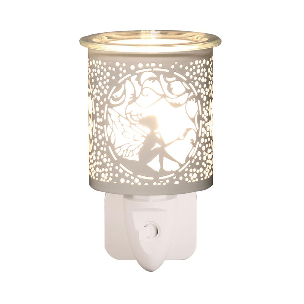 Aroma White & Gold Sitting Fairy Plug In Wax Melt Warmer £13.04